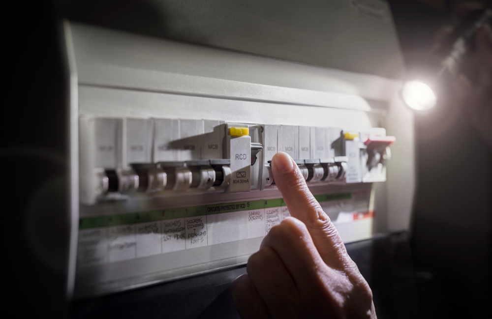 Commercial electrical installation in progress London