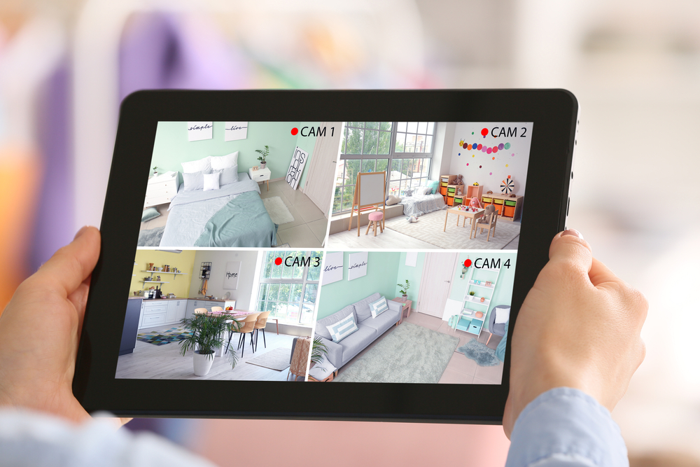 CCTV camera installation for a London home