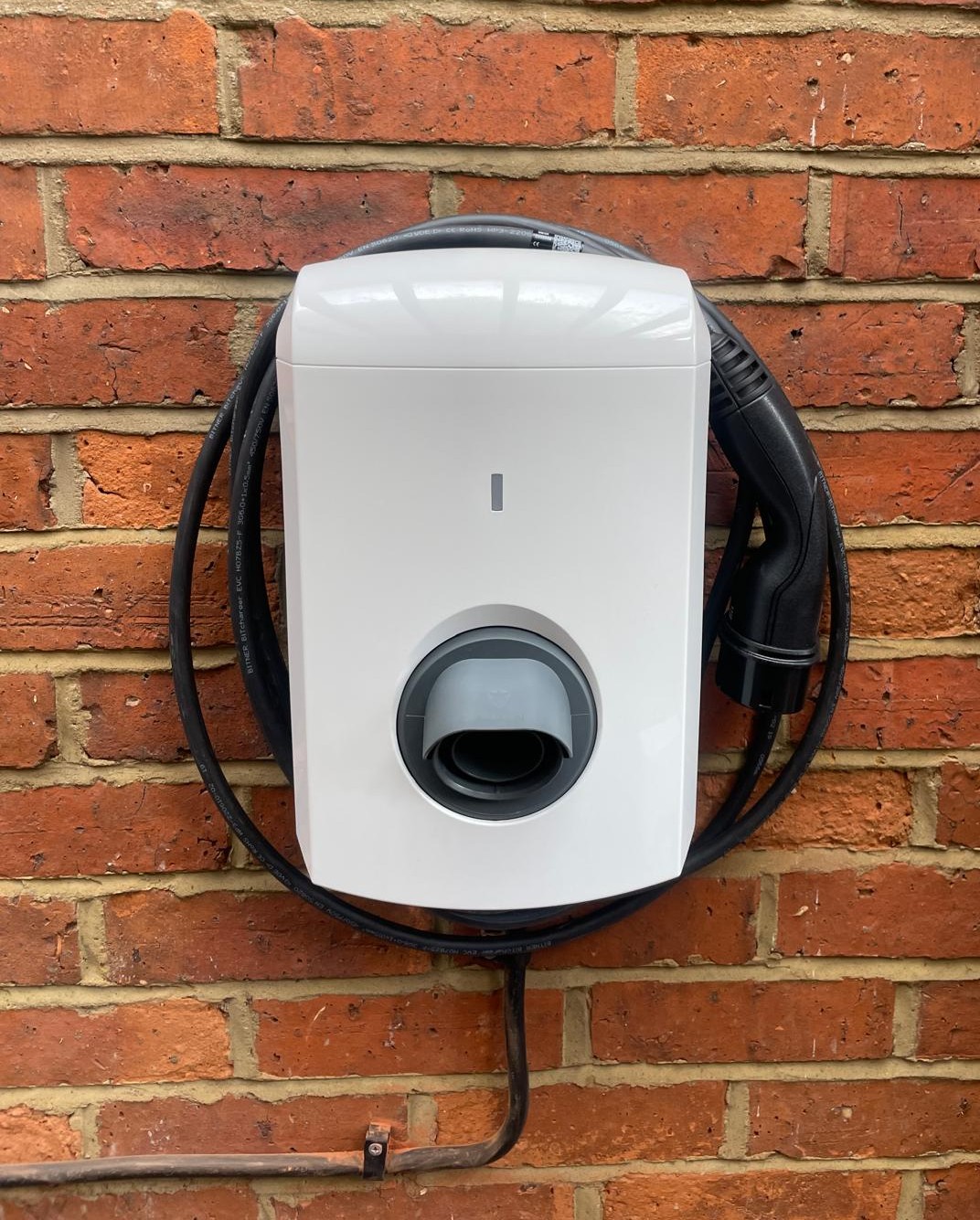 NAPIT registered electrician installing an EV charge point in London